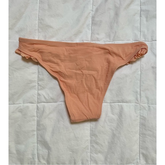 [Topshop] Peach Ruffle Bikini Bottoms - Picture 2 of 4